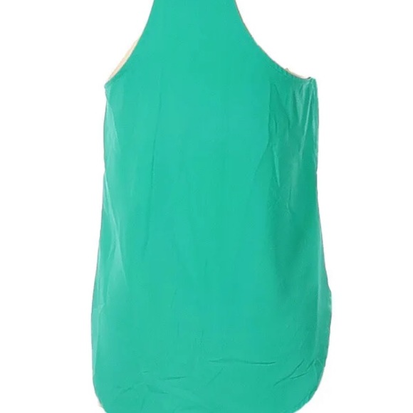 Lily White Women  Sleeveless Blouse XS cross-over v-neck razor back - Picture 5 of 5